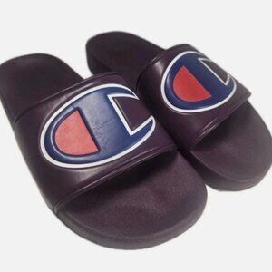 Champion Women's Slides-Purple Size 5 Slip on Sandals
